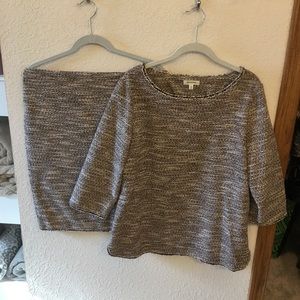 Top and skirt set.  Max studio Size Large